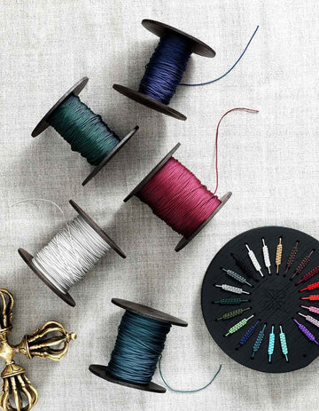 String colour selection — spools for Shamballa bracelets